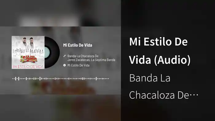 Mi Estilo De Vida (Audio)