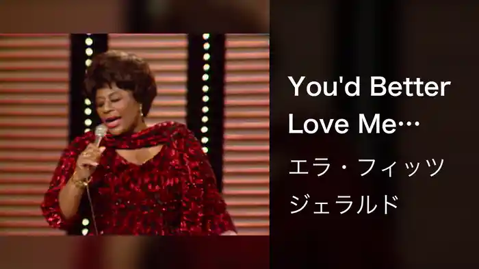 You'd Better Love Me (Live On The Ed Sullivan Show, November 23, 1969)