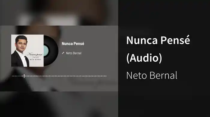 Nunca Pensé (Audio)