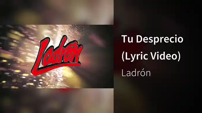 Tu Desprecio (Lyric Video)