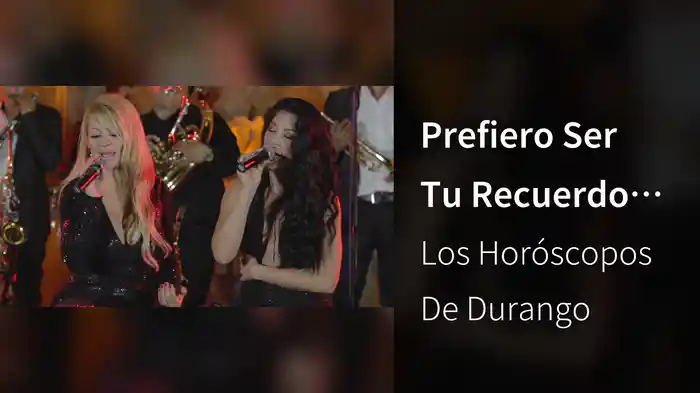 Prefiero Ser Tu Recuerdo (En Vivo)