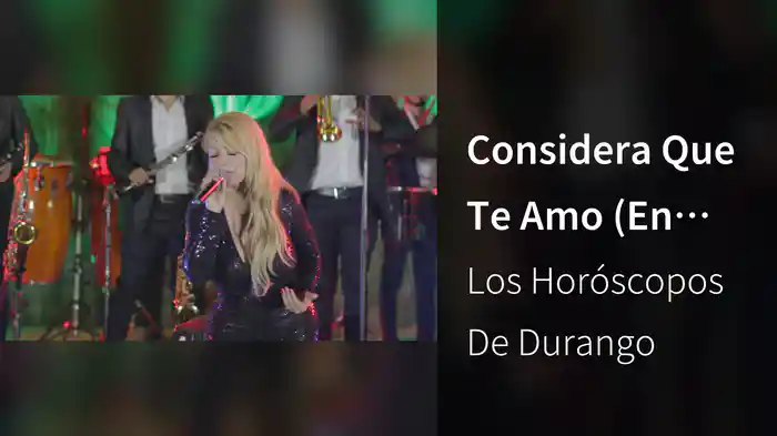 Considera Que Te Amo (En Vivo)