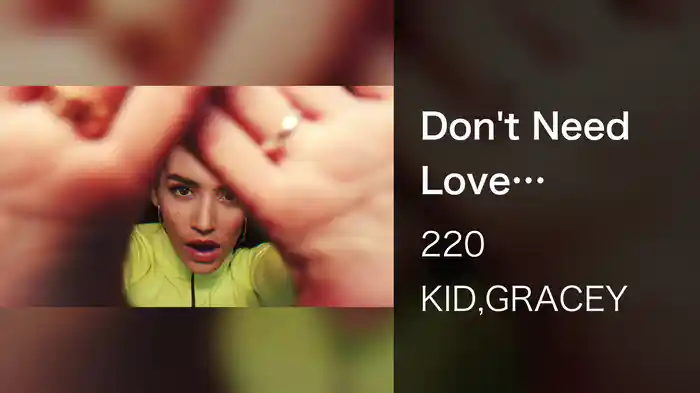 Don't Need Love (Visualiser)