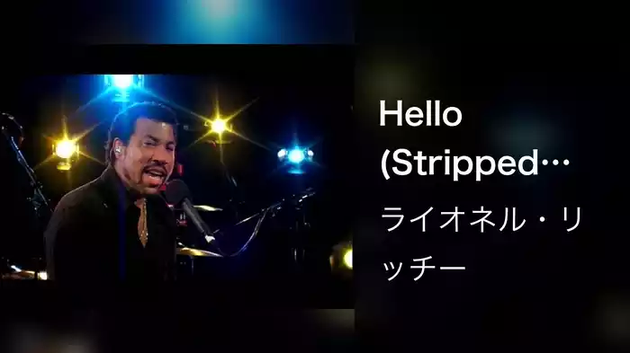 Hello (Stripped LIVE!)
