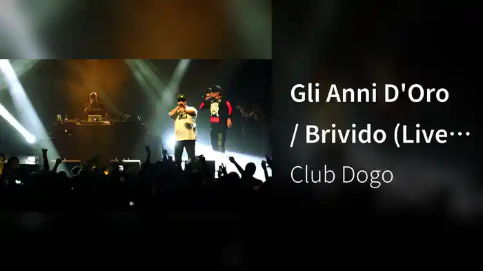 Gli Anni D'Oro / Brivido (Live @ Fabrique, Anteprima Tour 2014)