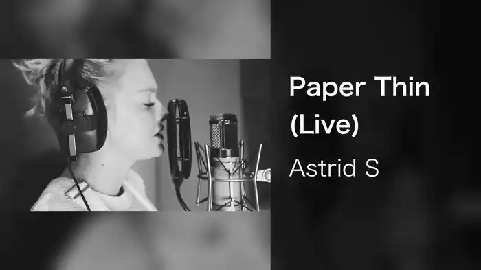 Paper Thin (Live)
