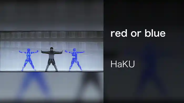 red or blue