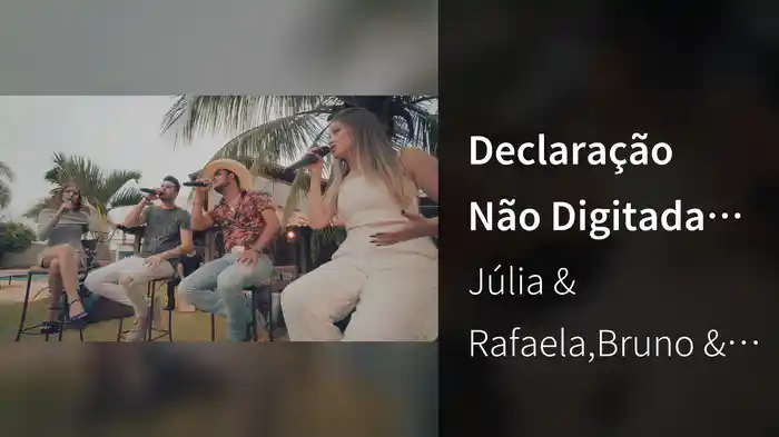 Declaração Não Digitada (Ao Vivo)