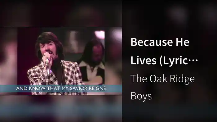 Because He Lives (Lyric Video / Live In The United States, 1975)