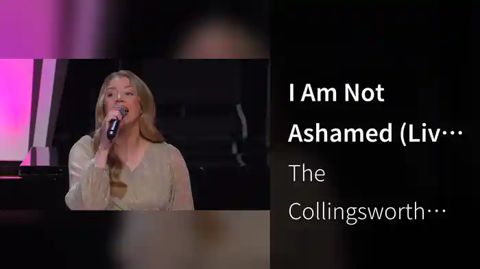 I Am Not Ashamed (Live At The Fisher Center For the Performing Arts, Nashville, TN, 2024)
