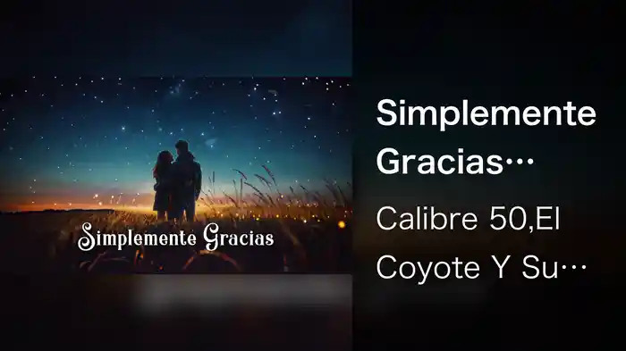 Simplemente Gracias (LETRA / En Vivo)