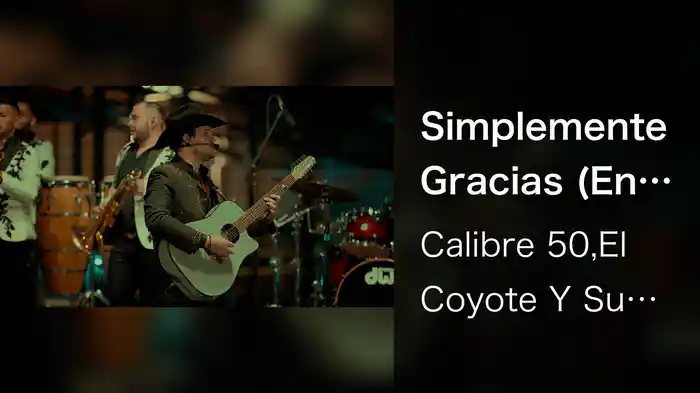 Simplemente Gracias (En Vivo)