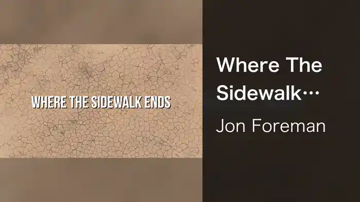 Where The Sidewalk Ends (Lyric Video)
