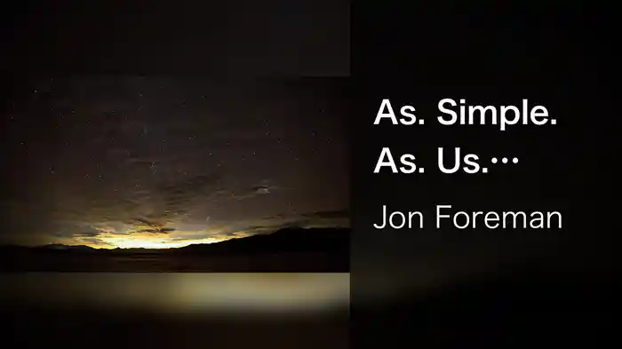 As. Simple. As. Us. (Visualizer)