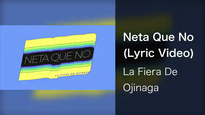Neta Que No (Lyric Video)