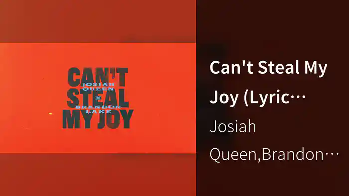 Can't Steal My Joy (Lyric Video)