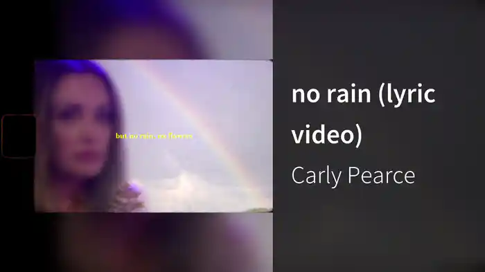 no rain (lyric video)