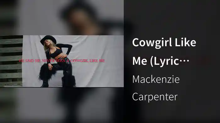 Cowgirl Like Me (Lyric Video)