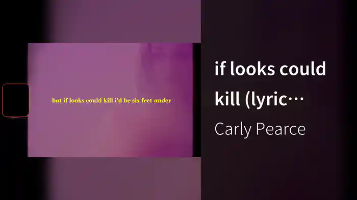 if looks could kill (lyric video)