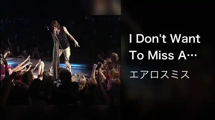 I Don't Want To Miss A Thing (Live From The Office Depot Center, Sunrise, FL, April 3, 2004)