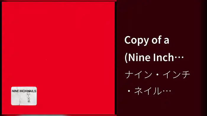 Copy of a (Nine Inch Noize Version/Audio)
