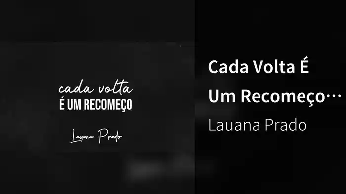 Cada Volta É Um Recomeço (Lyric Video)