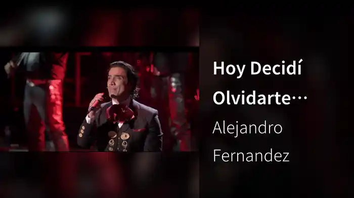 Hoy Decidí Olvidarte (Aunque No Estés Conmigo) (En Vivo Desde El Teatro Real)
