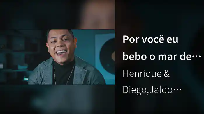 Por você eu bebo o mar de canudinho