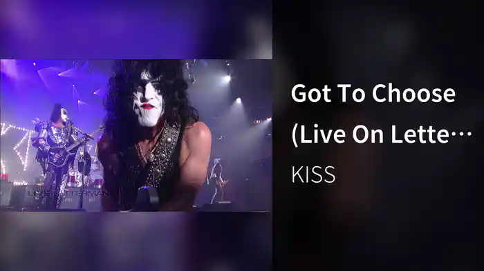 Got To Choose (Live On Letterman/2012)