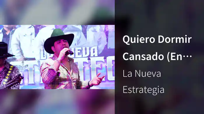 Quiero Dormir Cansado (En Vivo)