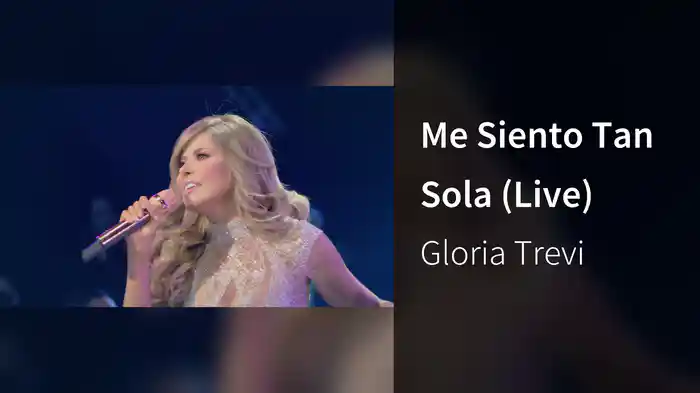 Me Siento Tan Sola (Live)