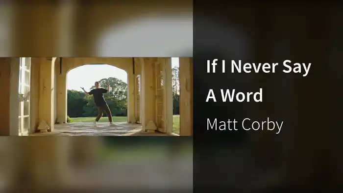 If I Never Say A Word