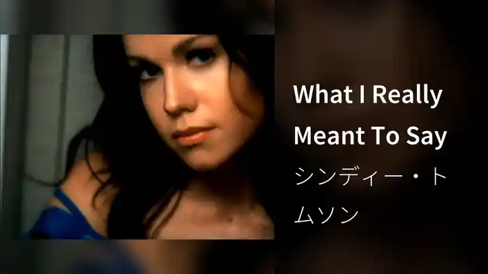 What I Really Meant To Say