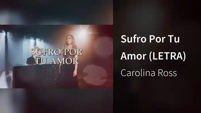 Sufro Por Tu Amor (LETRA)
