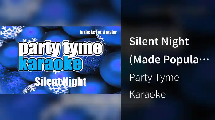 Silent Night (Made Popular By Frank Sinatra) [Karaoke Version]