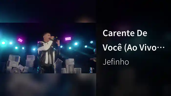 Carente De Você (Ao Vivo Em Niterói / 2024)