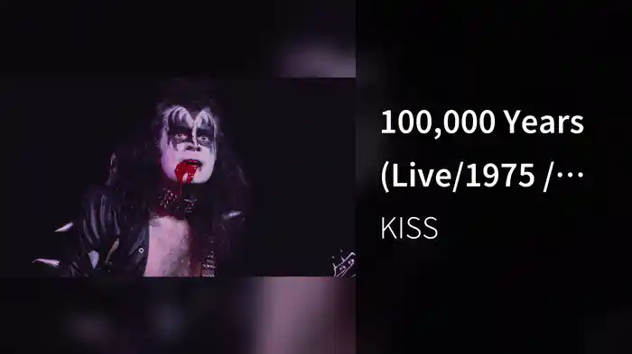 100,000 Years (Live/1975 / Visualizer)