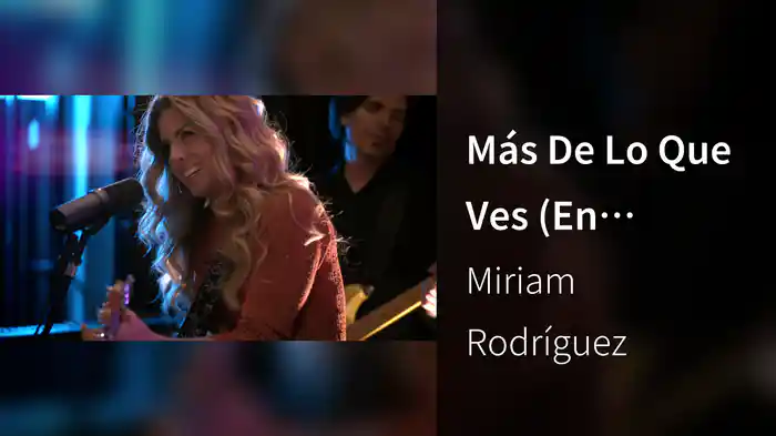 Más De Lo Que Ves (En Directo En MG Studios)