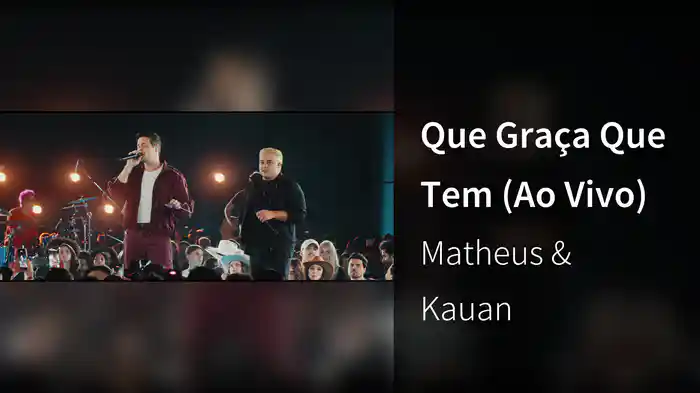 Que Graça Que Tem (Ao Vivo)