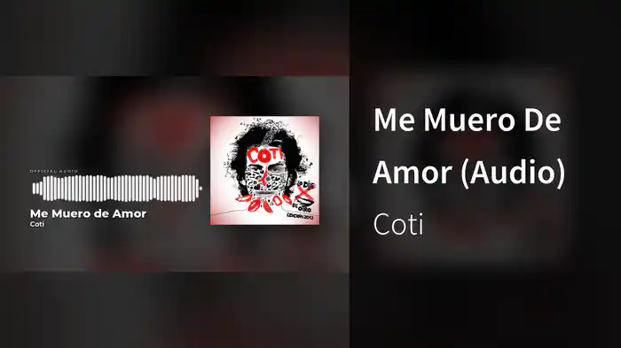 Me Muero De Amor (Audio)