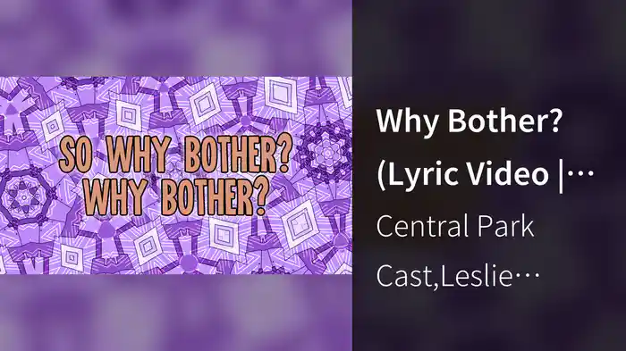 Why Bother? (Lyric Video | Apple TV+)
