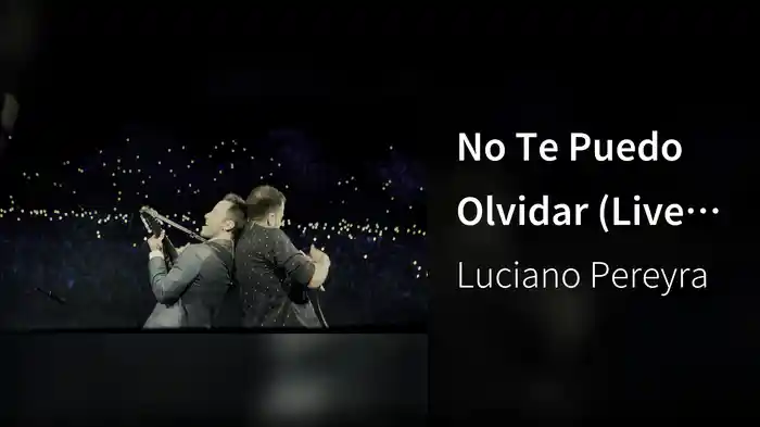 No Te Puedo Olvidar (Live At Vélez Argentina / 2018)