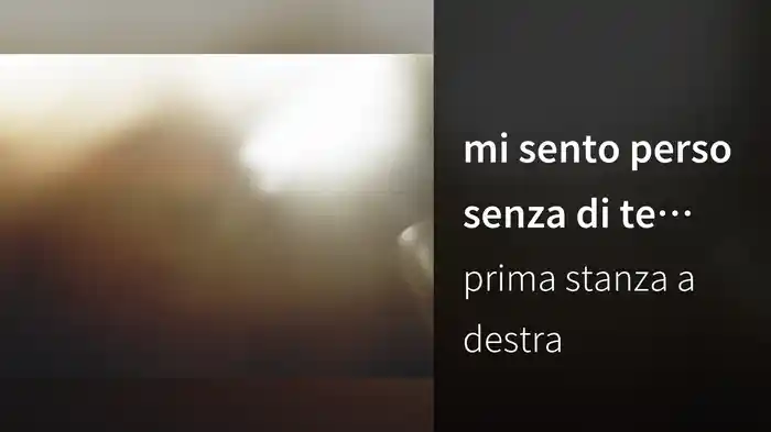 mi sento perso senza di te (Lyric Video)