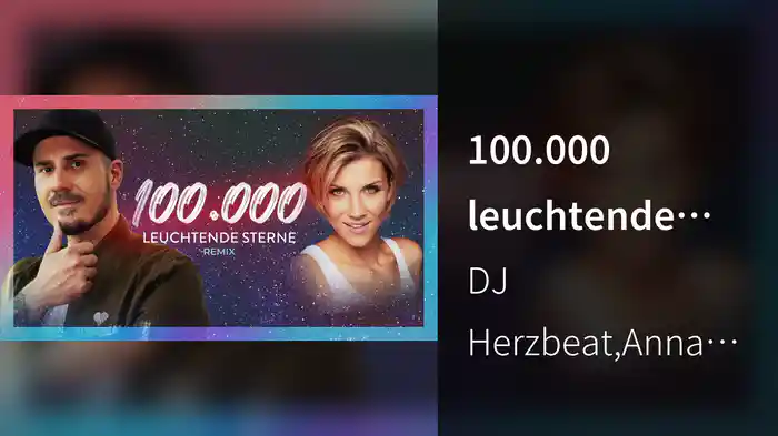 100.000 leuchtende Sterne (Remix / Lyric Video)