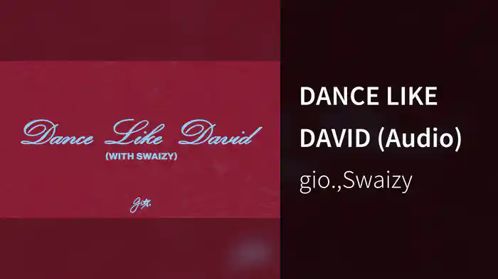 DANCE LIKE DAVID (Audio)