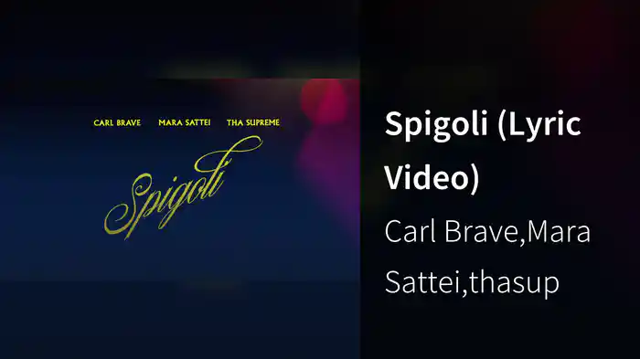 Spigoli (Lyric Video)