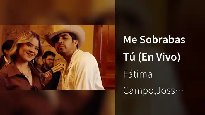 Me Sobrabas Tú (En Vivo)