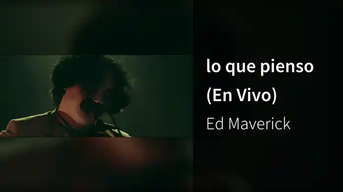 lo que pienso (En Vivo)