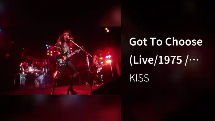 Got To Choose (Live/1975 / Visualizer)