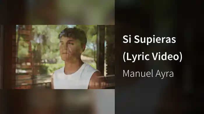 Si Supieras (Lyric Video)
